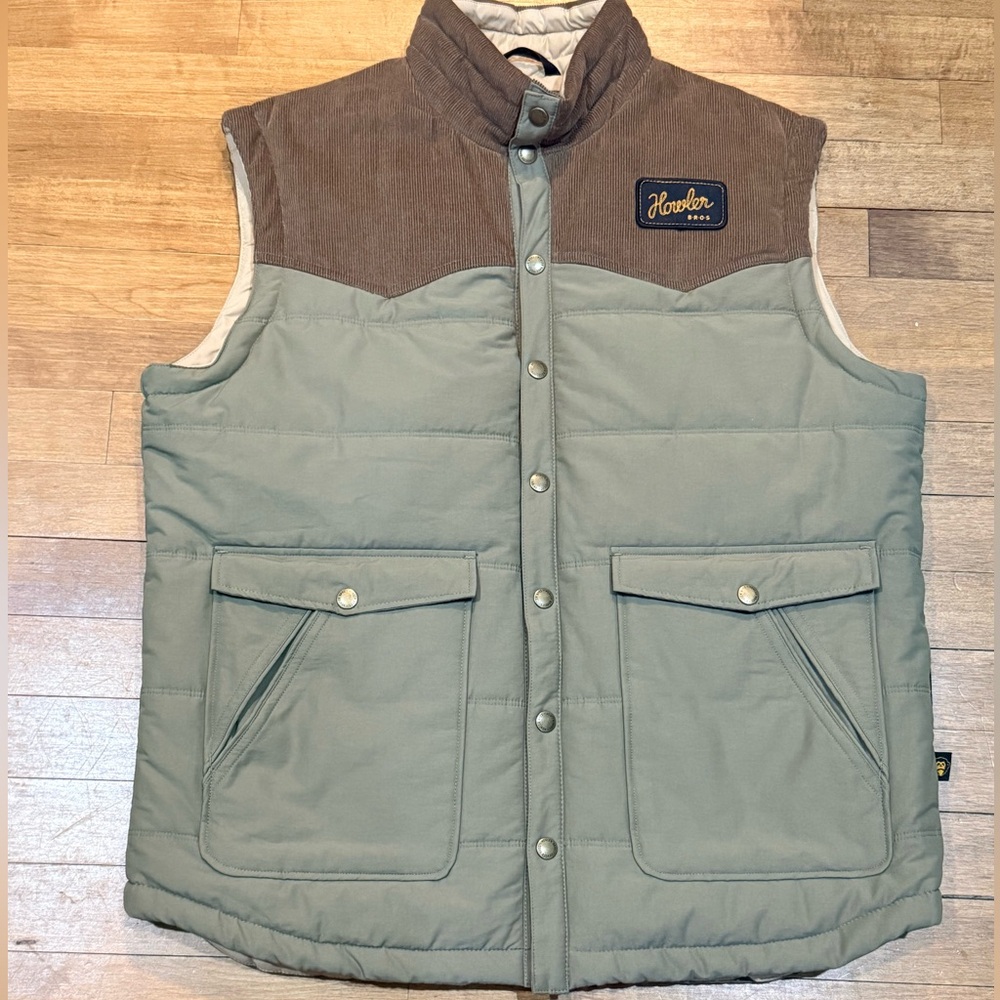 Howler Brothers - Olive Vest - Medium - EUC